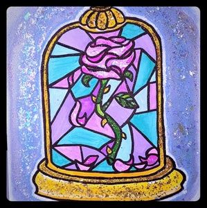 Beauty & the Beast custom painting